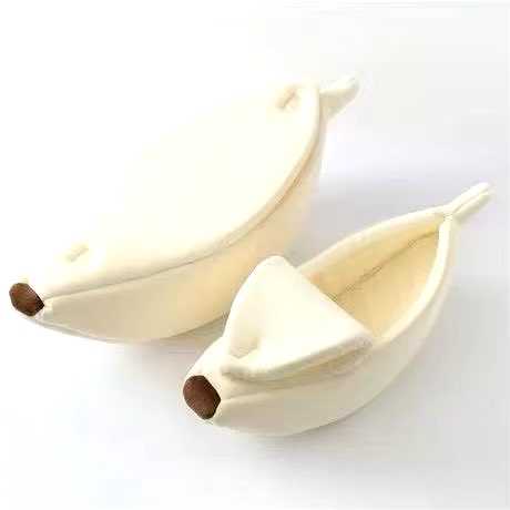 Cozy Banana Nest for Cats and Small Dogs