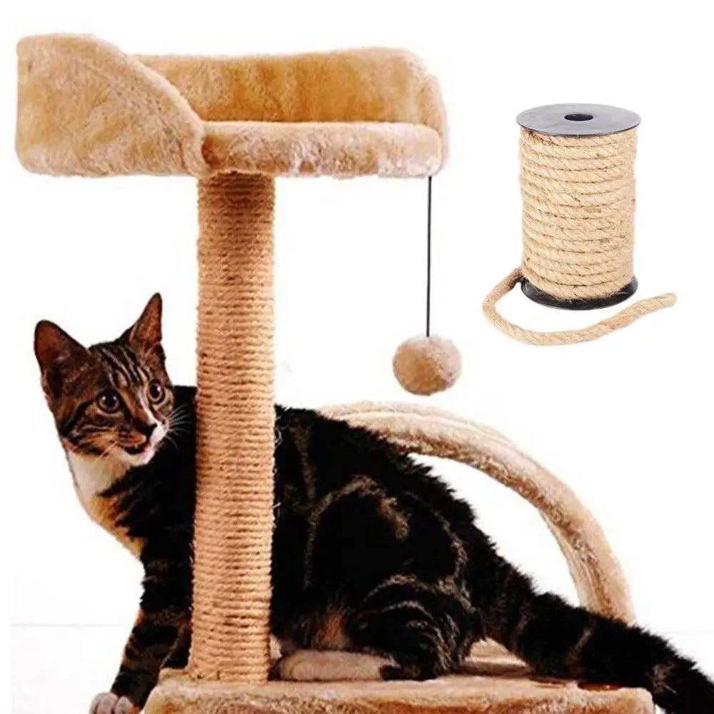 DIY Sisal Rope for Cat Scratch Posts – Durable Replacement for Trees, Towers & Furniture