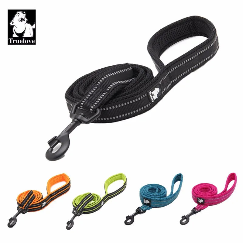 Durable 3M Reflective Dog Leash with Padded Comfort