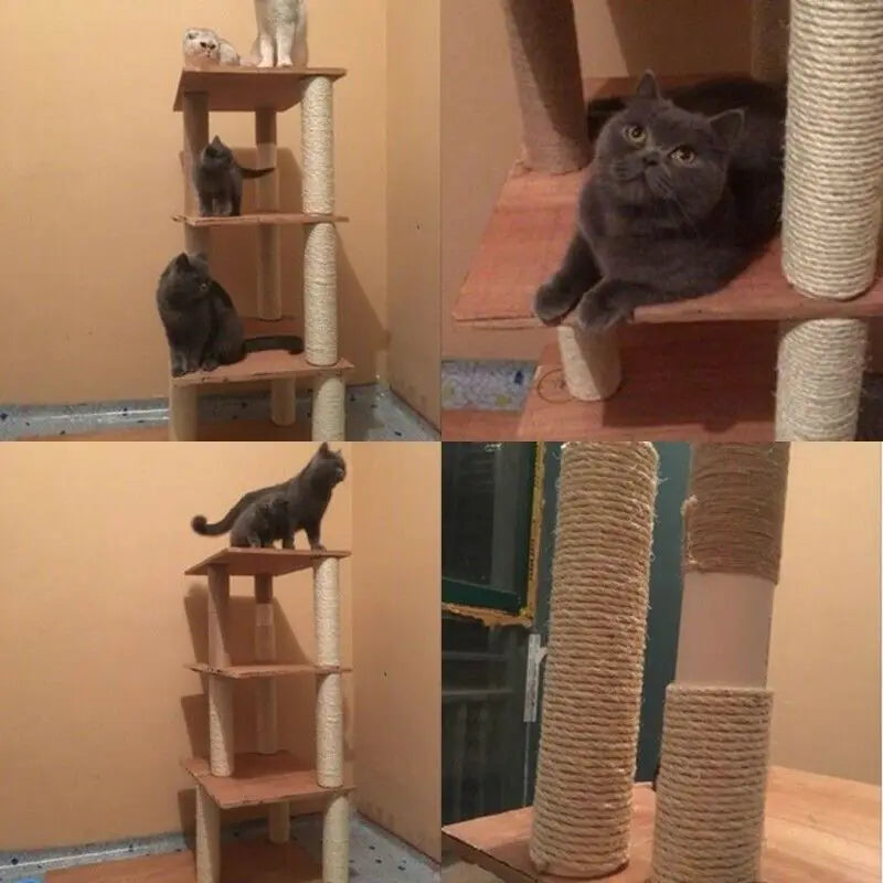 DIY Sisal Rope for Cat Scratch Posts – Durable Replacement for Trees, Towers & Furniture