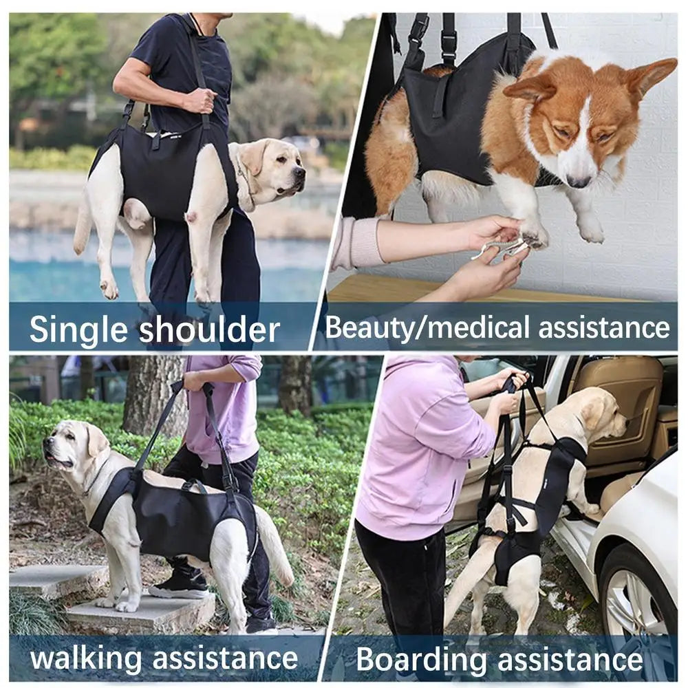 Pet Rehabilitation Sling/Carrying Harness for Injured and Elderly Dogs