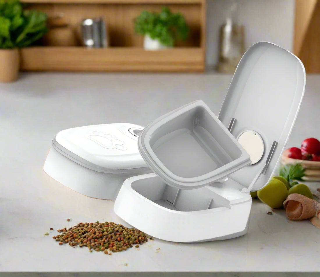 Automatic Pet Feeder with Timer – 350ml Capacity for Wet & Dry Food