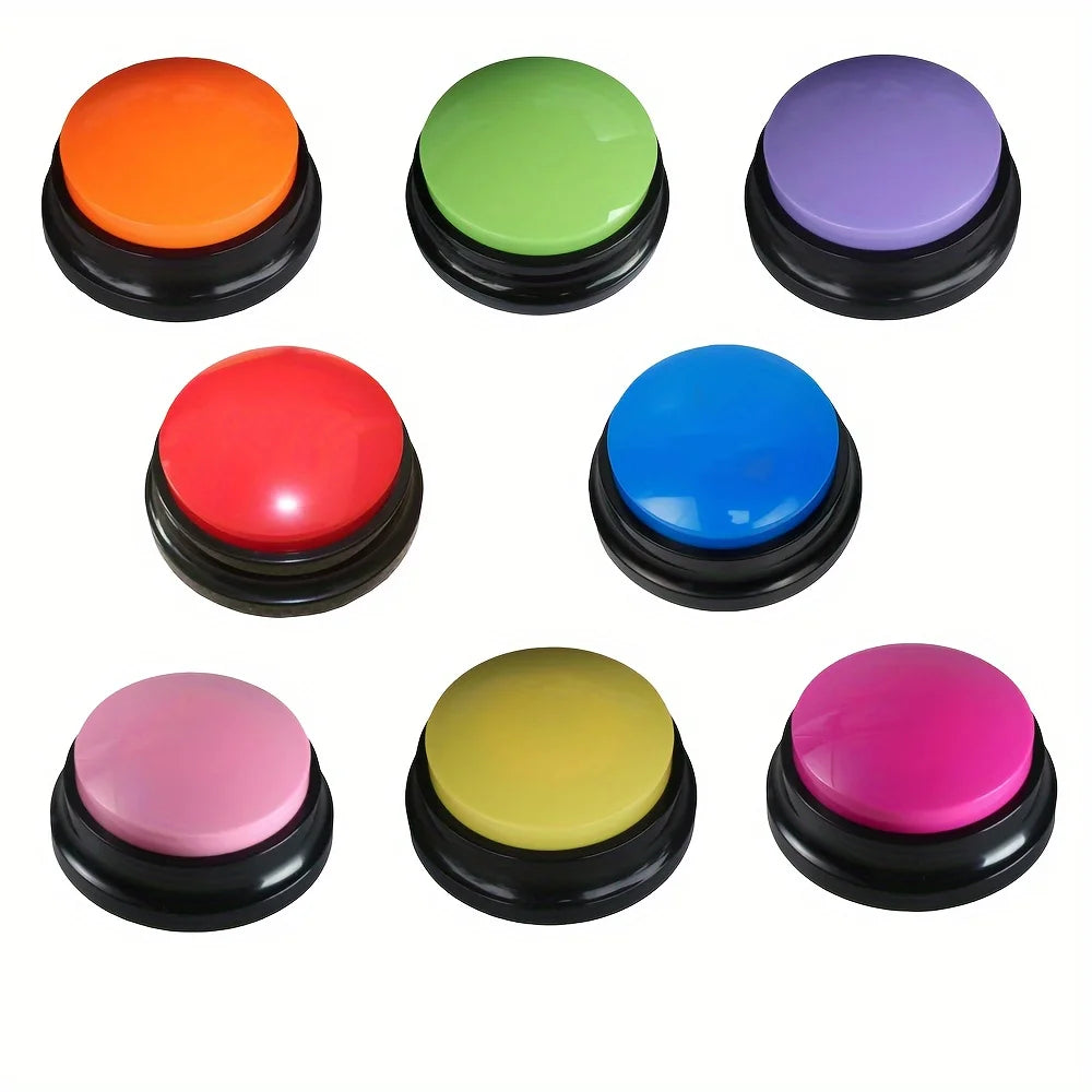 Dog Communication Buttons – Voice Recording Buzzer for Pet Training