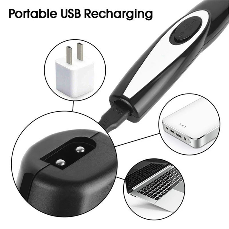 Rechargeable Pet Grooming Clipper Kit – Quiet, Cordless & Adjustable for Dogs and Cats