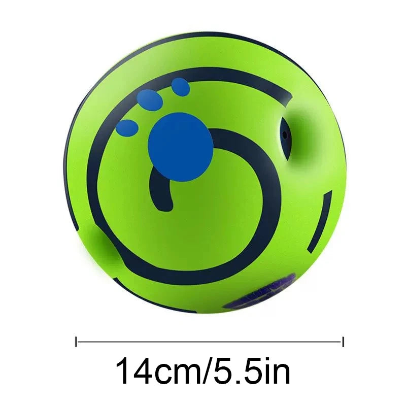 Interactive Squeaky Giggle Ball Toy for Dogs – Fun Sounds, No Batteries Needed