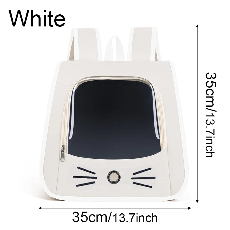 Transparent Portable Cat Carrier Backpack – Travel in Comfort & Style
