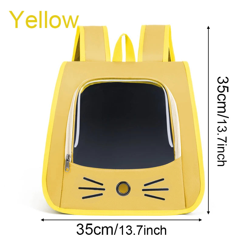 Transparent Portable Cat Carrier Backpack – Travel in Comfort & Style
