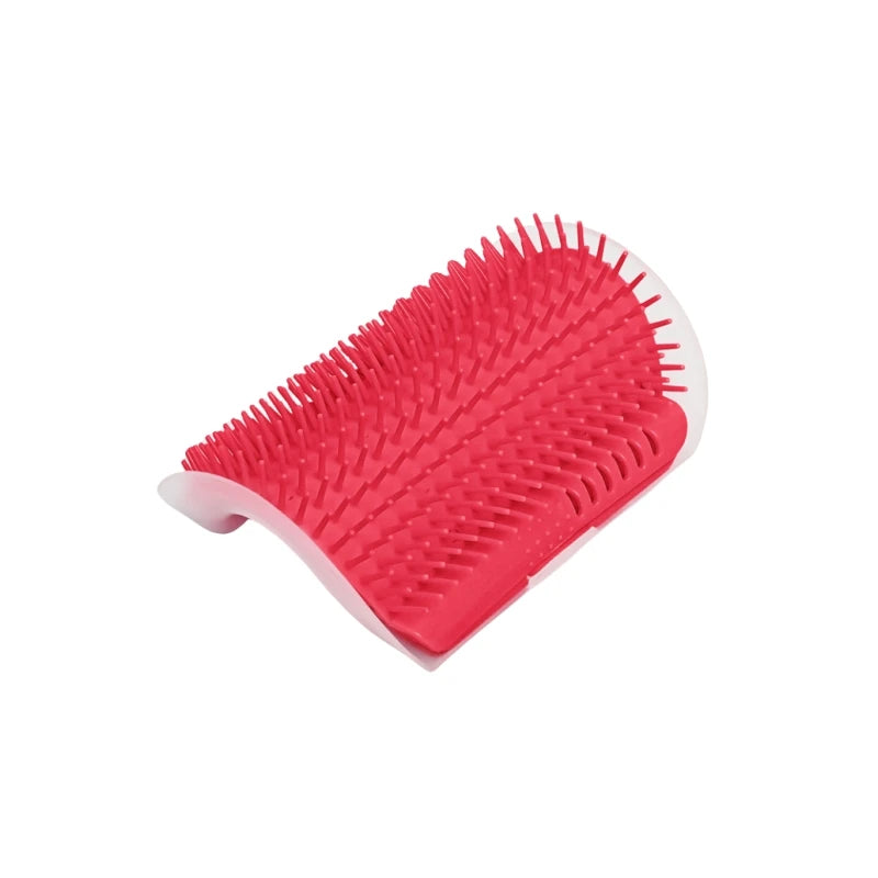 Corner Wall Pet Grooming Brush – Self-Grooming Hair Remover for Cats & Dogs