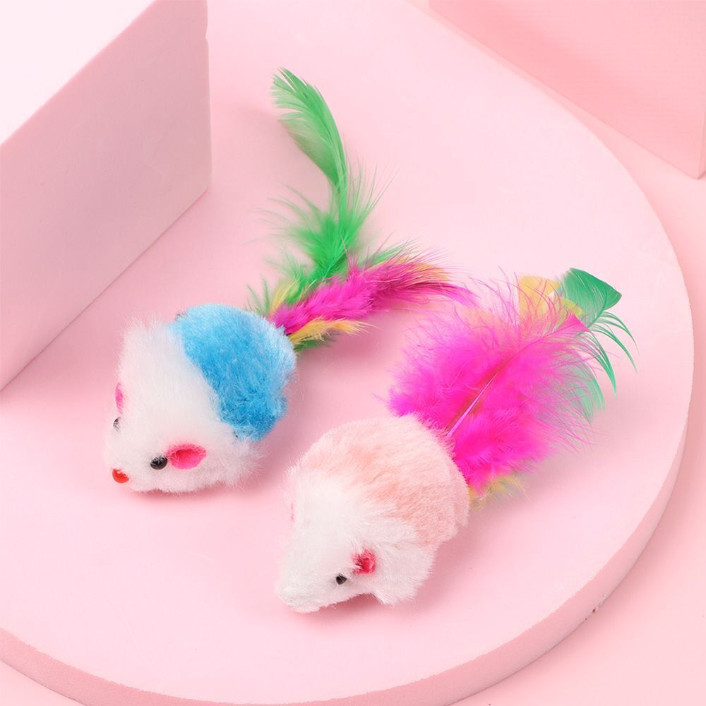 Plush & Feather Cat Toy Sets – Lightweight, Durable, and Entertaining