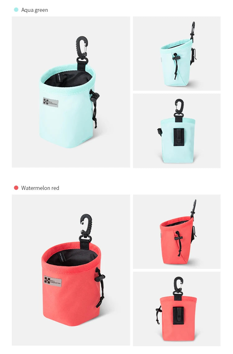 Portable Dog Training Snack Bag – Outdoor Waist Pouch for Mini Breeds