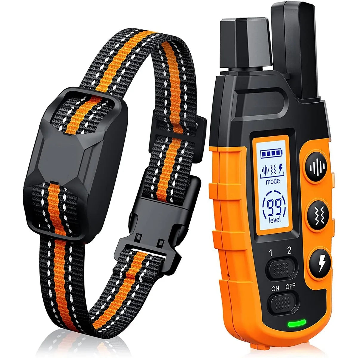 3300FT Dog Training Collar with Remote – Rechargeable & Waterproof E-Collar