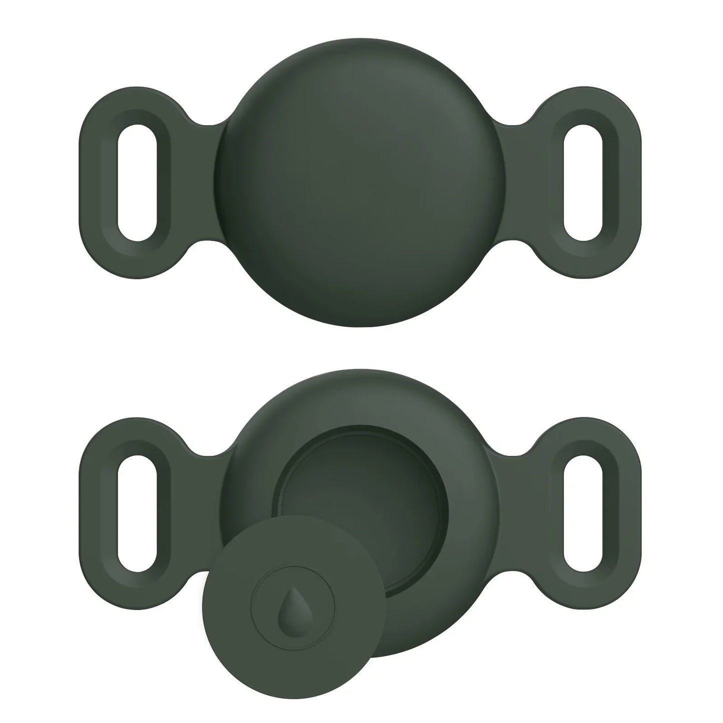 Durable Silicone Airtag Case for Pet Collars – Apple Airtag Compatible, Waterproof & Flexible Fit