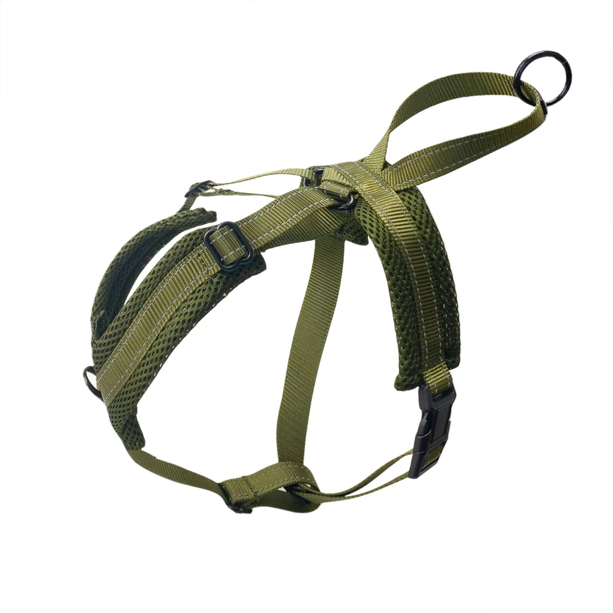 Durable Reflective Dog Halter Harness with Secure Fit