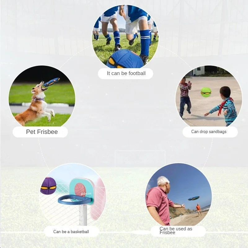 Magic UFO Ball – Flying Disc That Transforms Into a Ball for Interactive Play