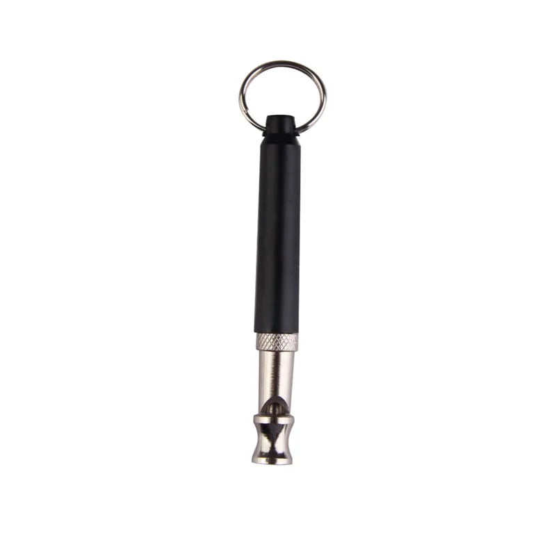 High-Frequency Dog Whistle – Stainless Steel Training Tool with Key Ring