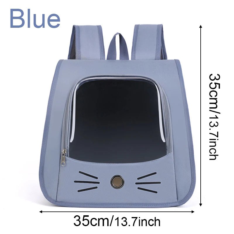 Transparent Portable Cat Carrier Backpack – Travel in Comfort & Style