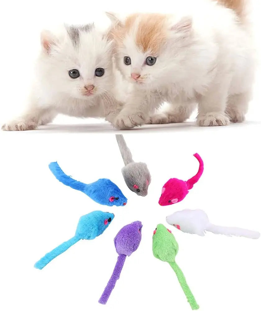 Plush & Feather Cat Toy Sets – Lightweight, Durable, and Entertaining
