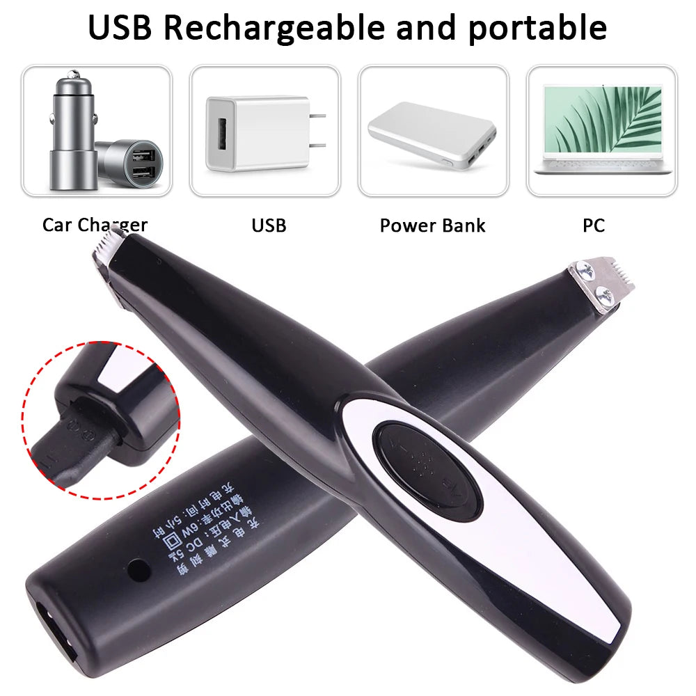 Rechargeable Pet Grooming Clipper Kit – Quiet, Cordless & Adjustable for Dogs and Cats