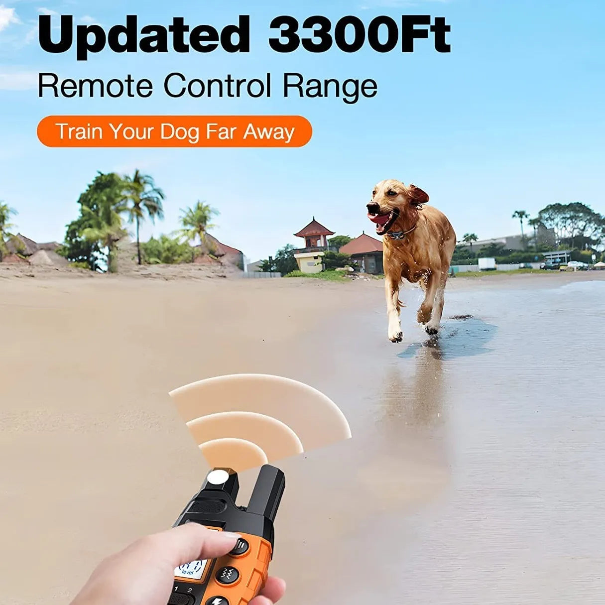 3300FT Dog Training Collar with Remote – Rechargeable & Waterproof E-Collar