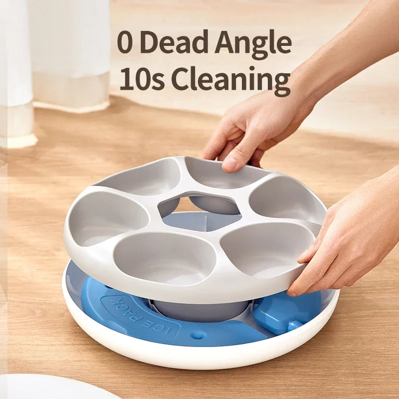 6-Meal Smart Pet Feeder – App-Controlled, Automatic, & Keeps Food Fresh