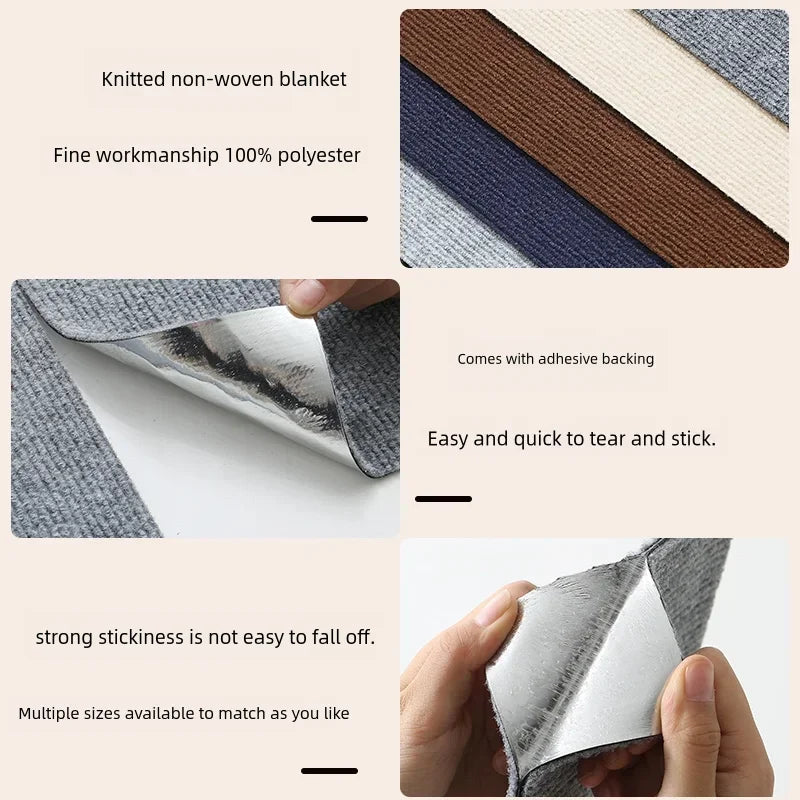 Self-Adhesive Cat Scratch Pad – Customizable Wall & Furniture Protector