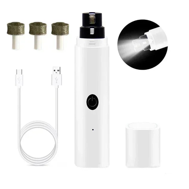 Electric Pet Nail Grinder – Rechargeable Nail Clipper for Dogs & Cats