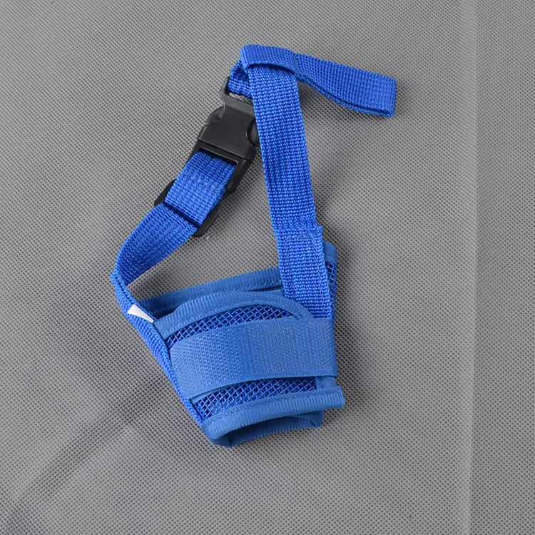 Adjustable Breathable Mesh Dog Muzzle – Anti-Bark & Bite Control