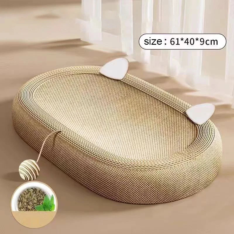 Extra-Large Cat Scratching Nest – All-in-One Bed, Toy & Scratch Board with Durable Sisal
