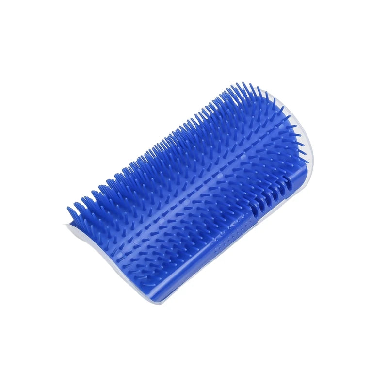 Corner Wall Pet Grooming Brush – Self-Grooming Hair Remover for Cats & Dogs