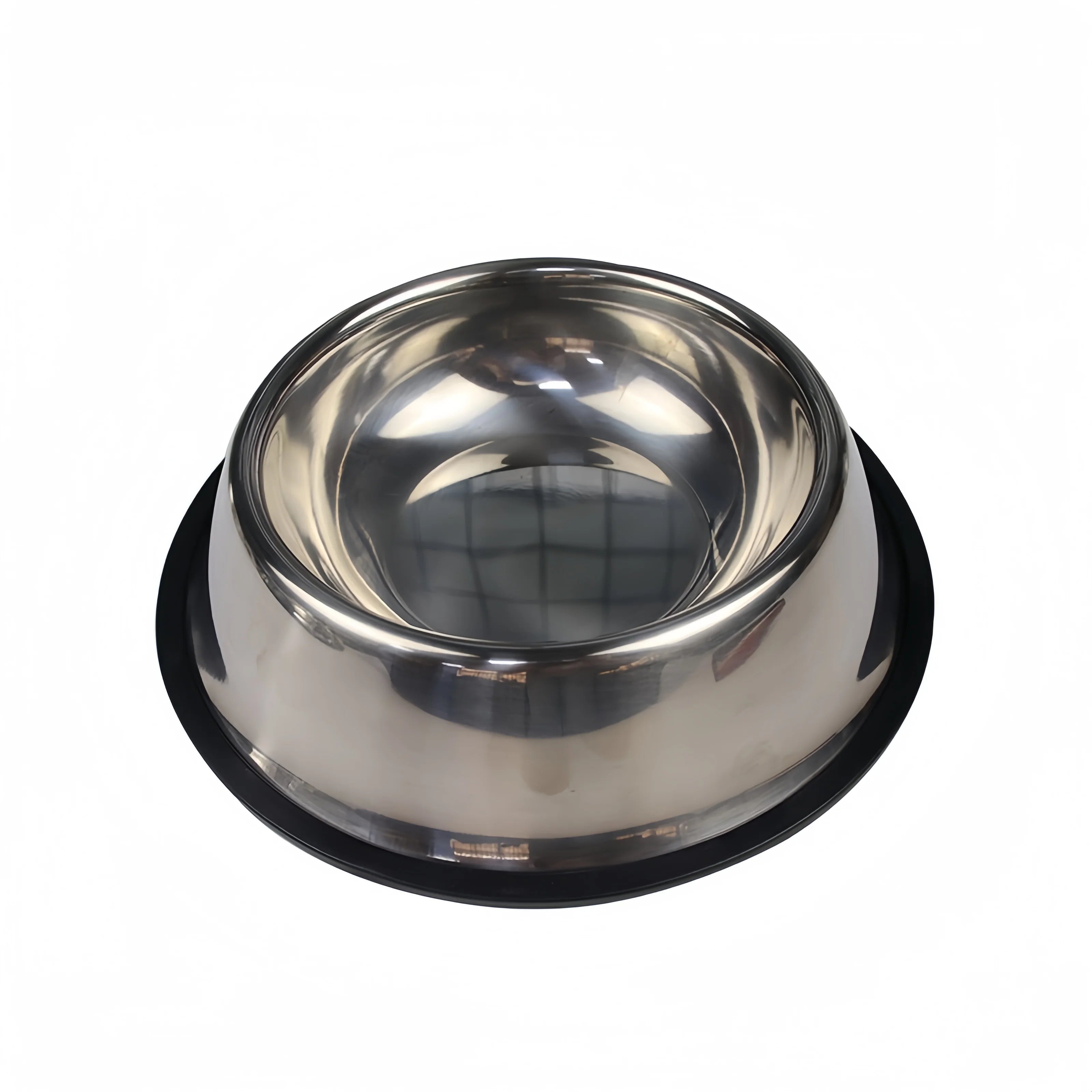 Durable Stainless Steel Pet Bowl – Non-Slip, Easy to Clean, & Bite-Resistant