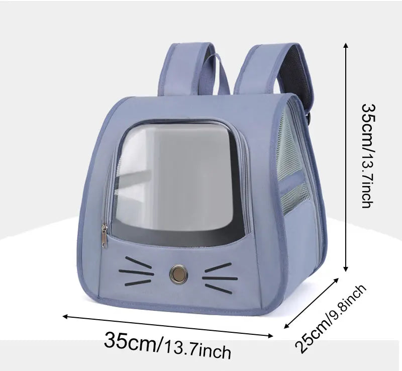 Transparent Portable Cat Carrier Backpack – Travel in Comfort & Style