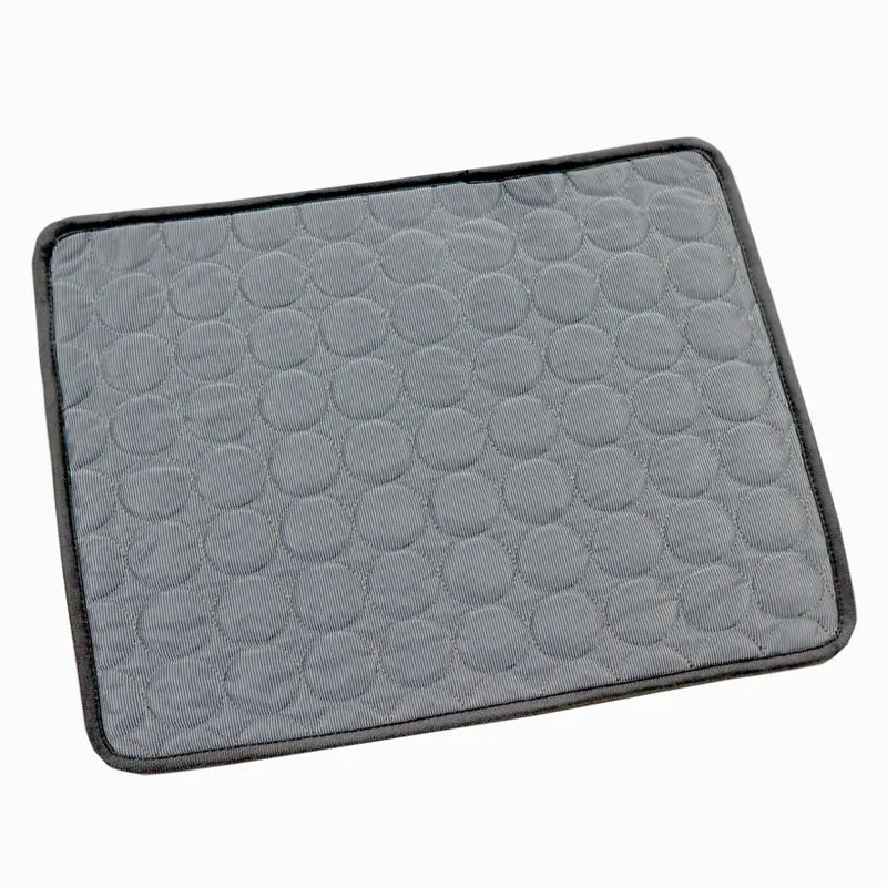Self-Cooling Dog Mat for Summer – Washable Ice Silk Pad for Dogs