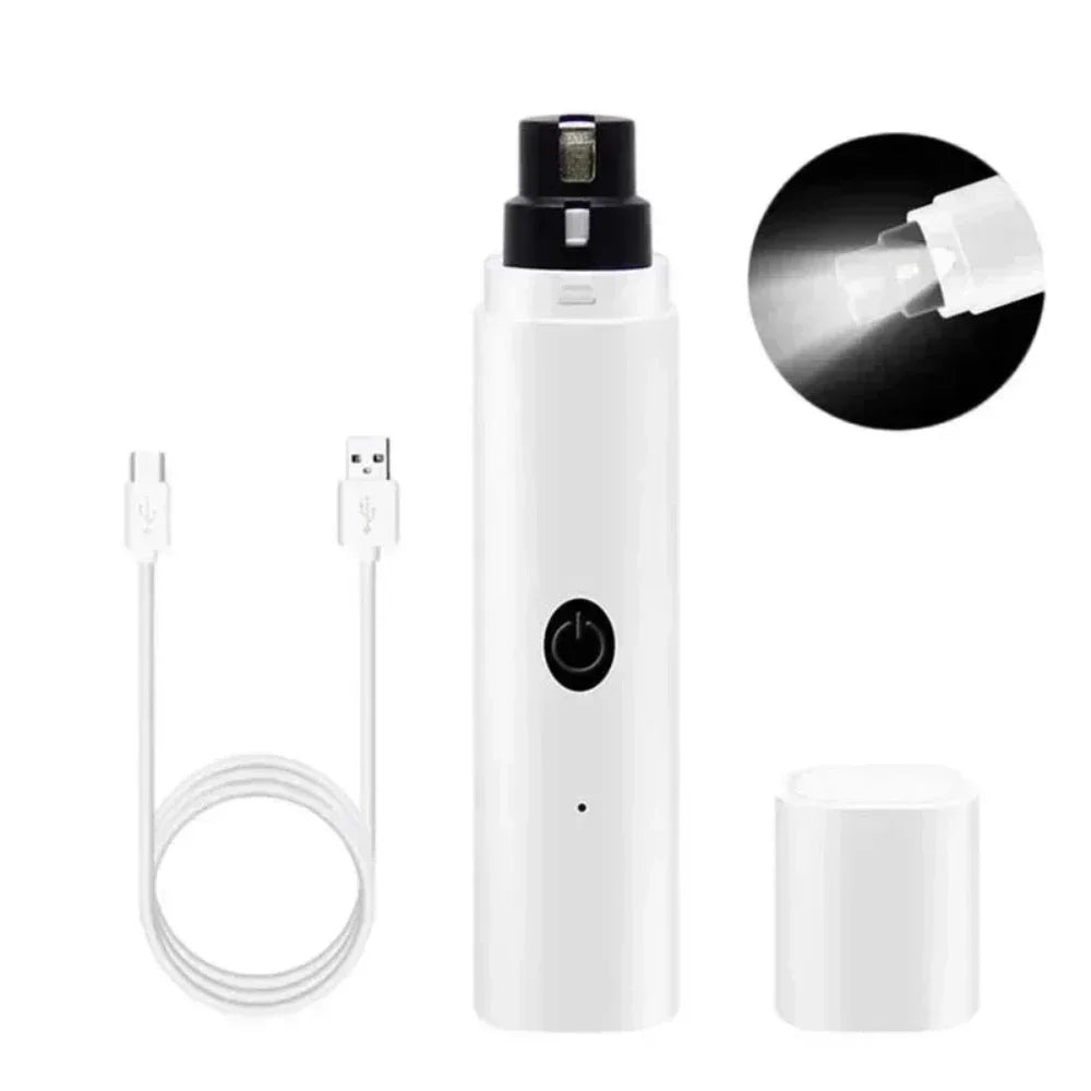 Electric Pet Nail Grinder – Rechargeable Nail Clipper for Dogs & Cats