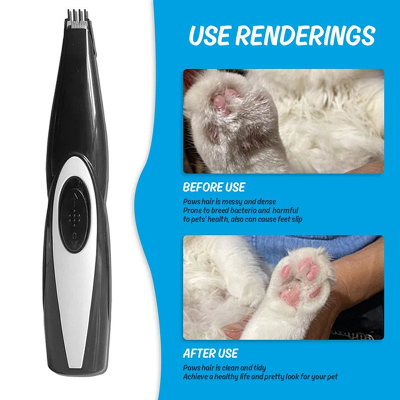 Rechargeable Pet Grooming Clipper Kit – Quiet, Cordless & Adjustable for Dogs and Cats