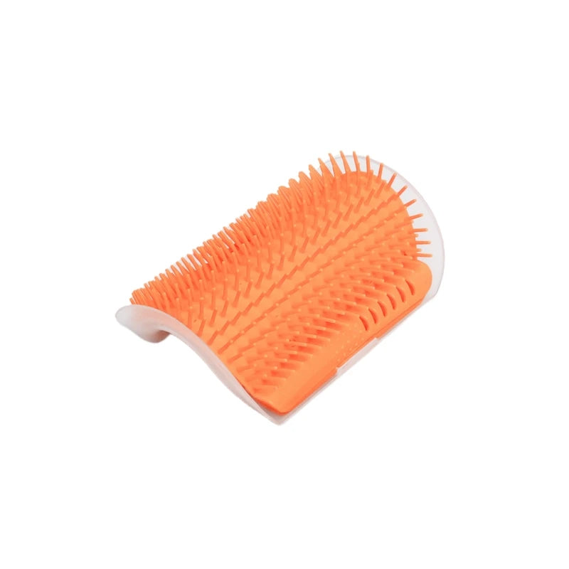Corner Wall Pet Grooming Brush – Self-Grooming Hair Remover for Cats & Dogs