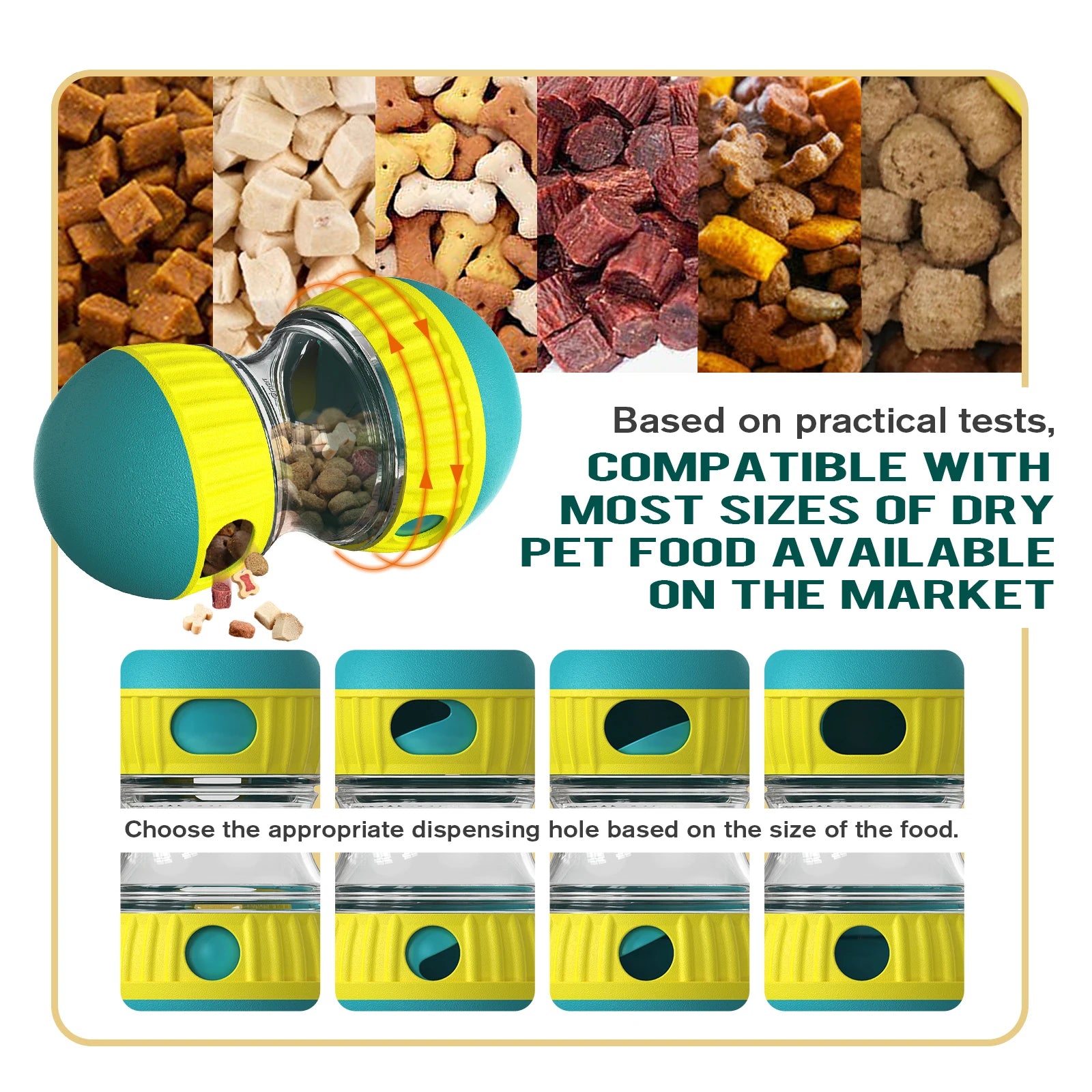 Interactive Treat Dispensing Ball for Dogs – Fun, Durable, and IQ-Boosting