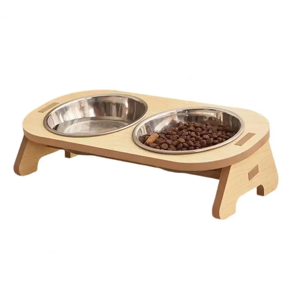 Elevated Pet Bowl – Single or Double Raised Feeder for Comfortable Eating