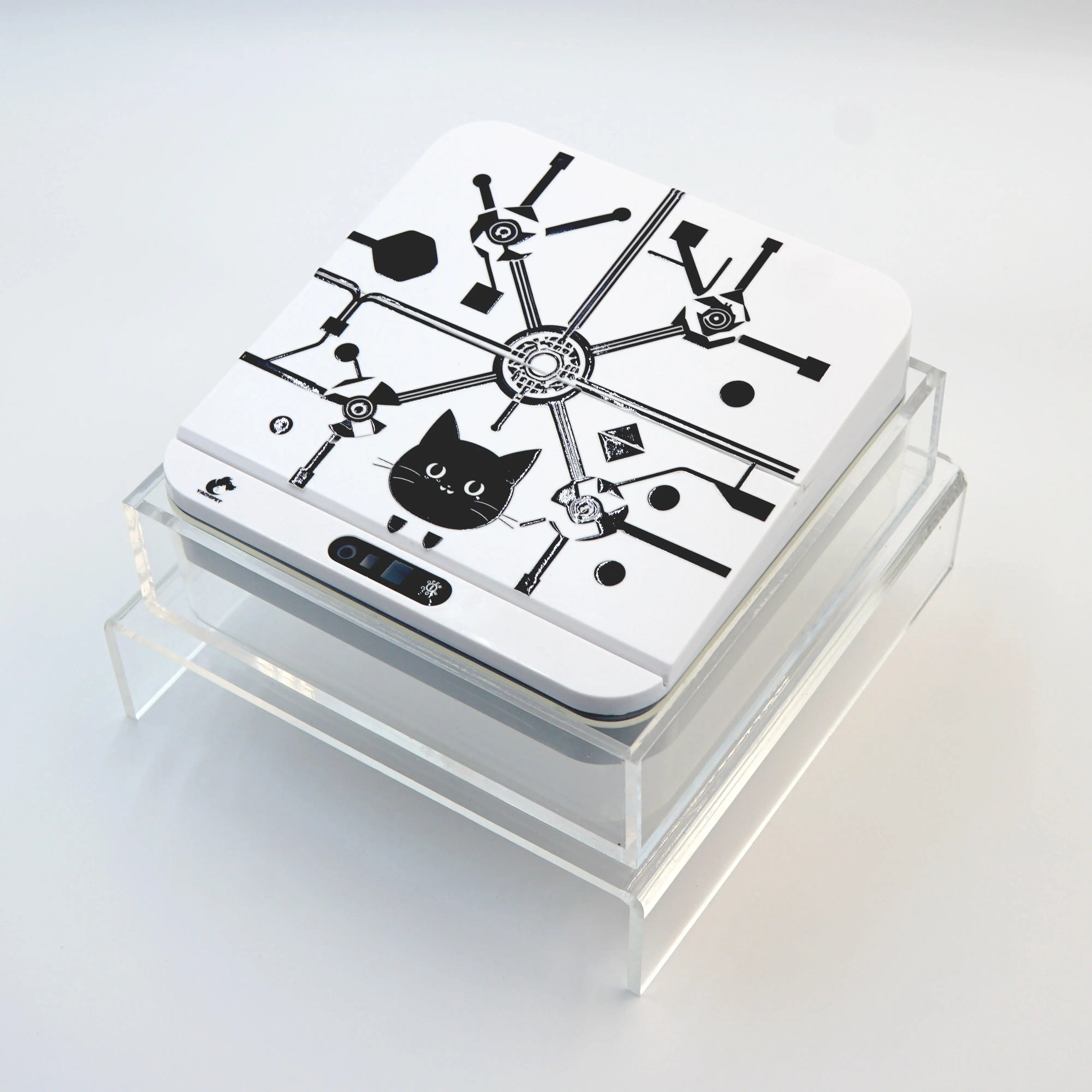 Smart RFID Cat Feeder – Automatic, Rechargeable & Infrared-Sensing