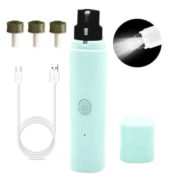Electric Pet Nail Grinder – Rechargeable Nail Clipper for Dogs & Cats