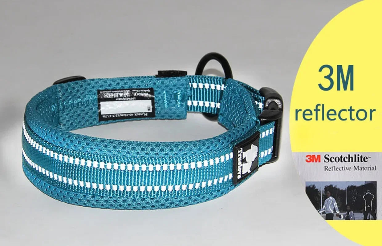 Durable 3M Reflective Dog Collar with Secure Fit