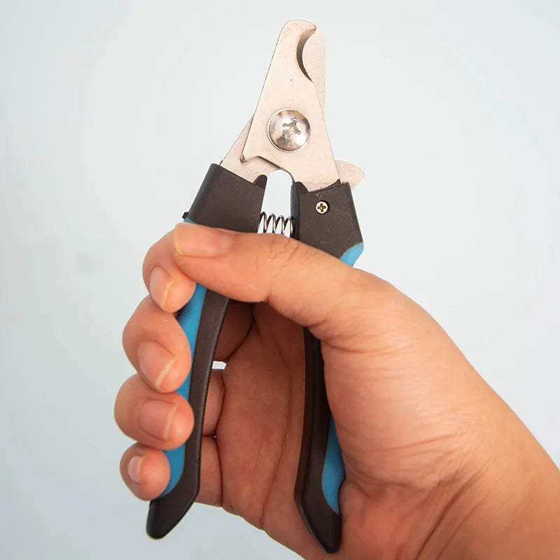Stainless Steel Pet Nail Clipper with Safety Guard
