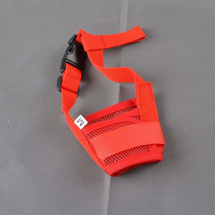 Adjustable Breathable Mesh Dog Muzzle – Anti-Bark & Bite Control