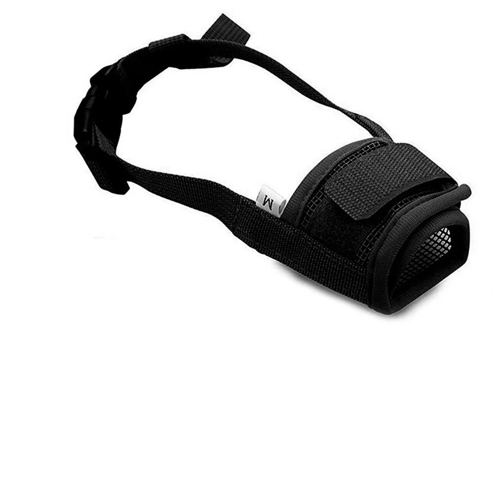 Adjustable Breathable Mesh Dog Muzzle – Anti-Bark & Bite Control
