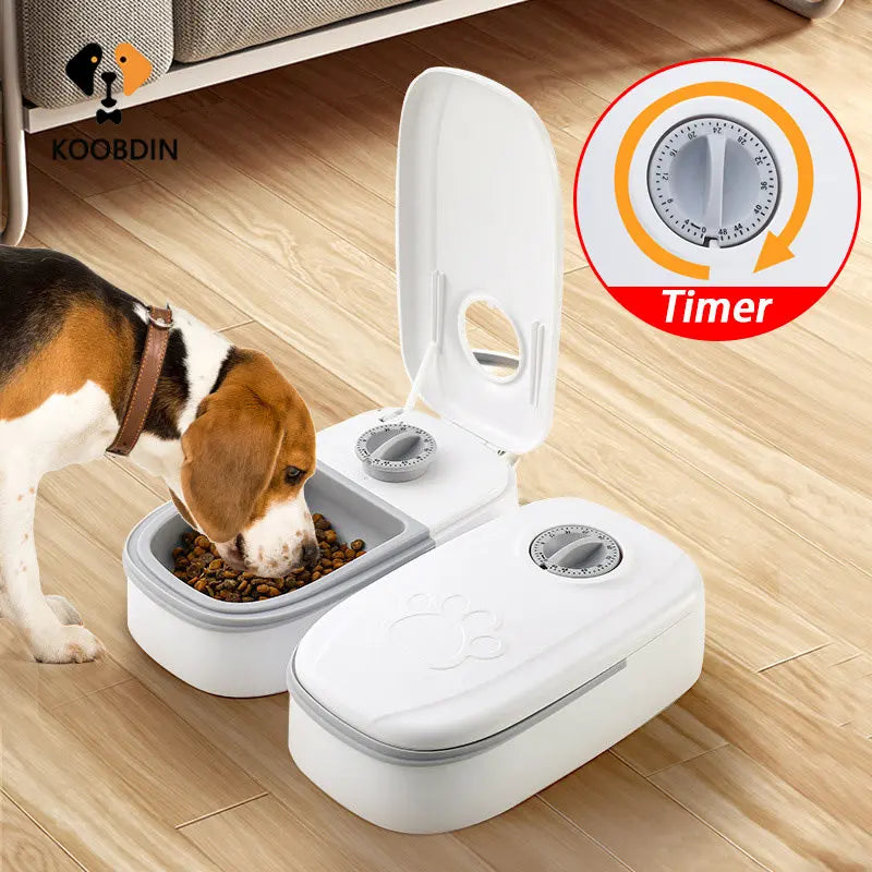 Automatic Pet Feeder with Timer – 350ml Capacity for Wet & Dry Food