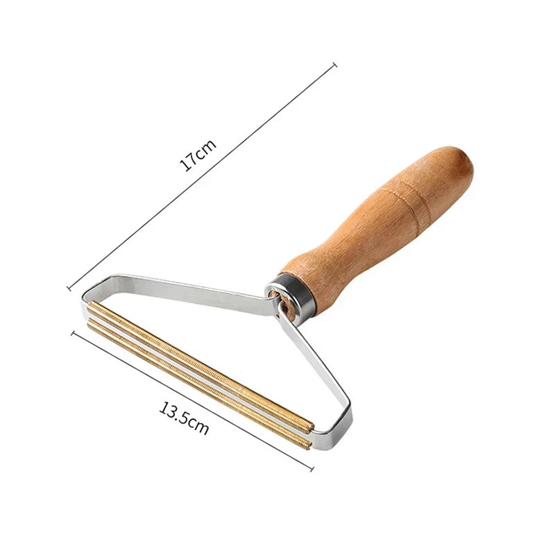 Portable Pet Hair & Lint Remover – Manual Brush for Clothes, Carpets & Upholstery