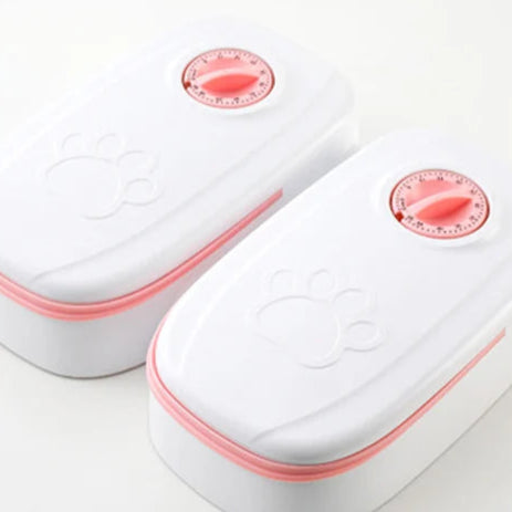 Automatic Pet Feeder with Timer – 350ml Capacity for Wet & Dry Food