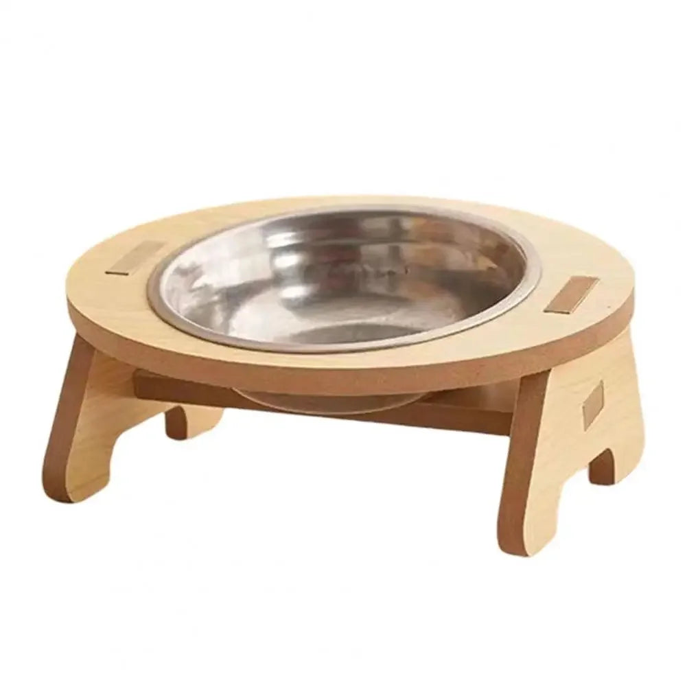 Elevated Pet Bowl – Single or Double Raised Feeder for Comfortable Eating