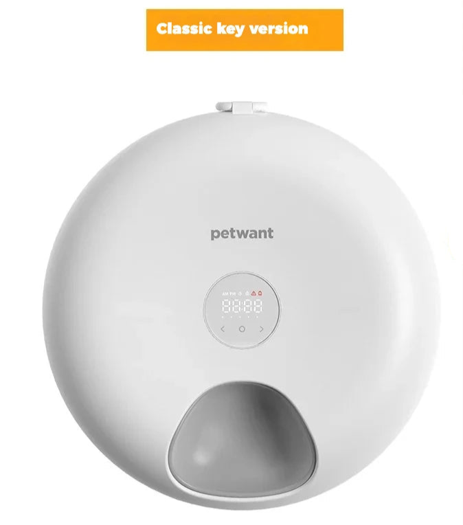 6-Meal Smart Pet Feeder – App-Controlled, Automatic, & Keeps Food Fresh