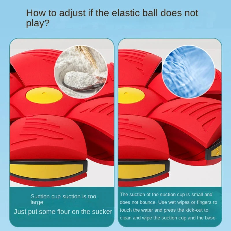Magic UFO Ball – Flying Disc That Transforms Into a Ball for Interactive Play