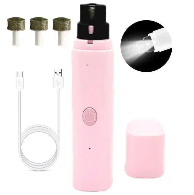 Electric Pet Nail Grinder – Rechargeable Nail Clipper for Dogs & Cats
